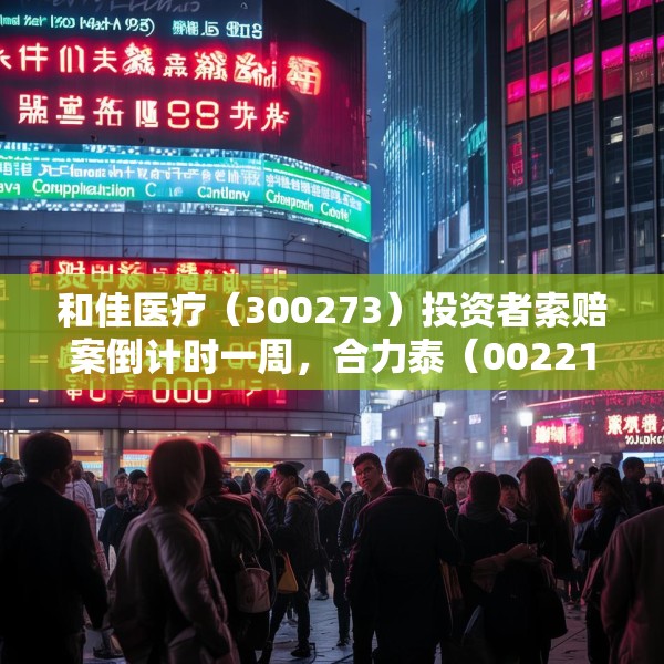 和佳医疗（300273）投资者索赔案倒计时一周，合力泰（002217）内幕交易索赔持续推进