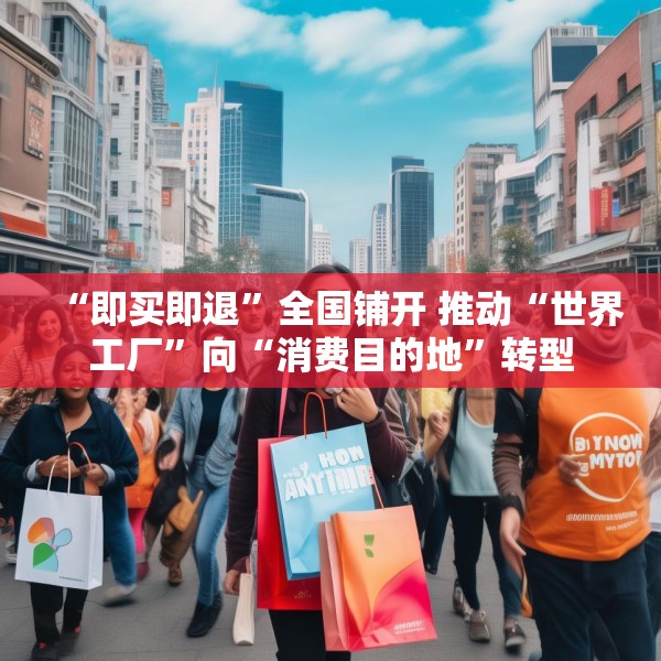 “即买即退”全国铺开 推动“世界工厂”向“消费目的地”转型
