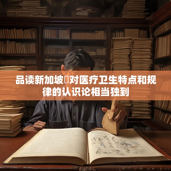 品读新加坡⑪对医疗卫生特点和规律的认识论相当独到
