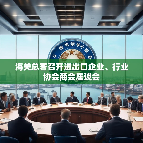 海关总署召开进出口企业、行业协会商会座谈会