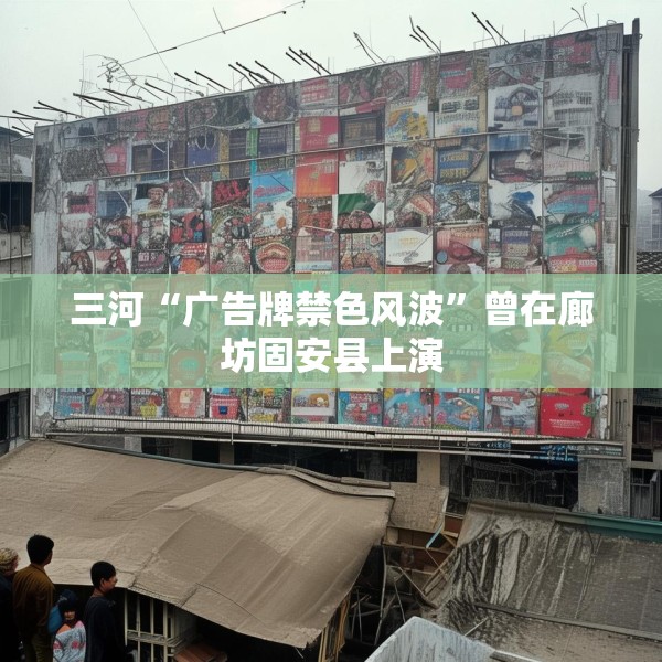 三河“广告牌禁色风波”曾在廊坊固安县上演