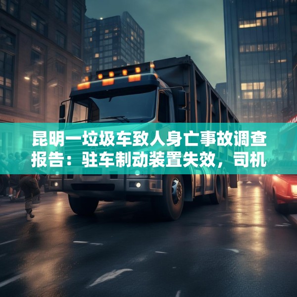 昆明一垃圾车致人身亡事故调查报告：驻车制动装置失效，司机欲阻停被撞