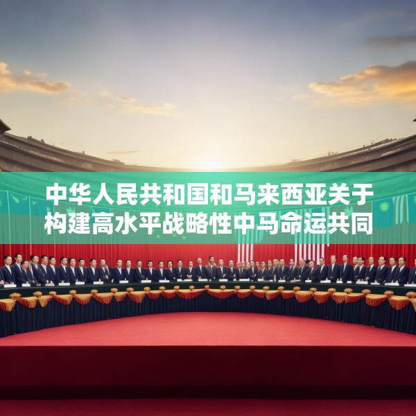 中华人民共和国和马来西亚关于构建高水平战略性中马命运共同体的联合声明