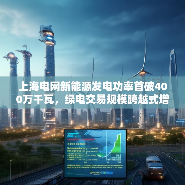 上海电网新能源发电功率首破400万千瓦，绿电交易规模跨越式增长