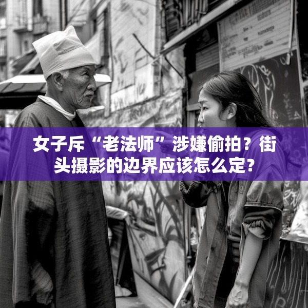 女子斥“老法师”涉嫌偷拍？街头摄影的边界应该怎么定？