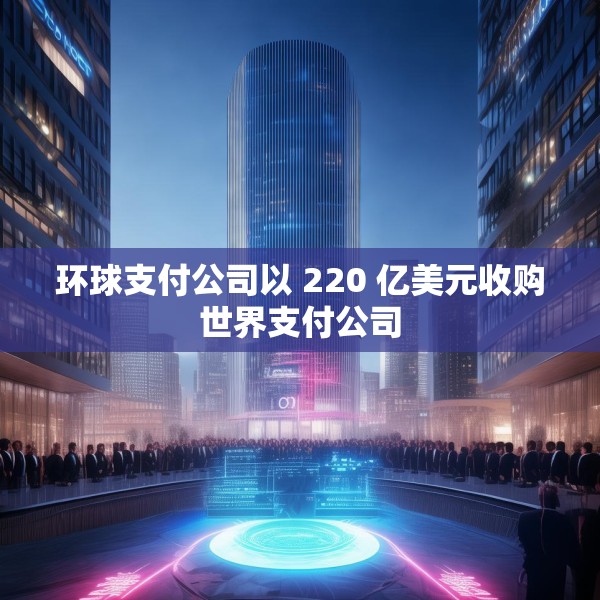 环球支付公司以 220 亿美元收购世界支付公司