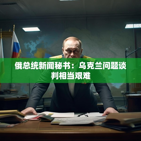 俄总统新闻秘书：乌克兰问题谈判相当艰难