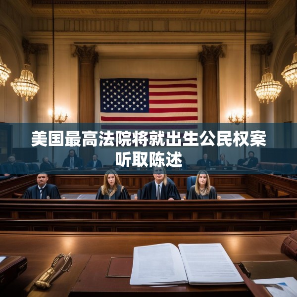 美国最高法院将就出生公民权案听取陈述