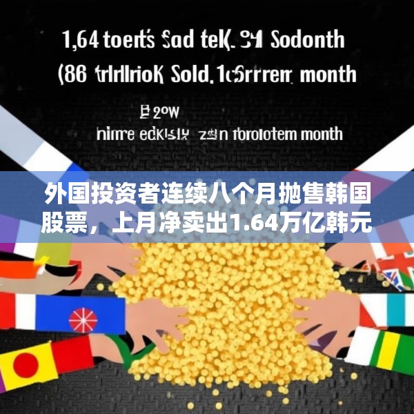 外国投资者连续八个月抛售韩国股票，上月净卖出1.64万亿韩元