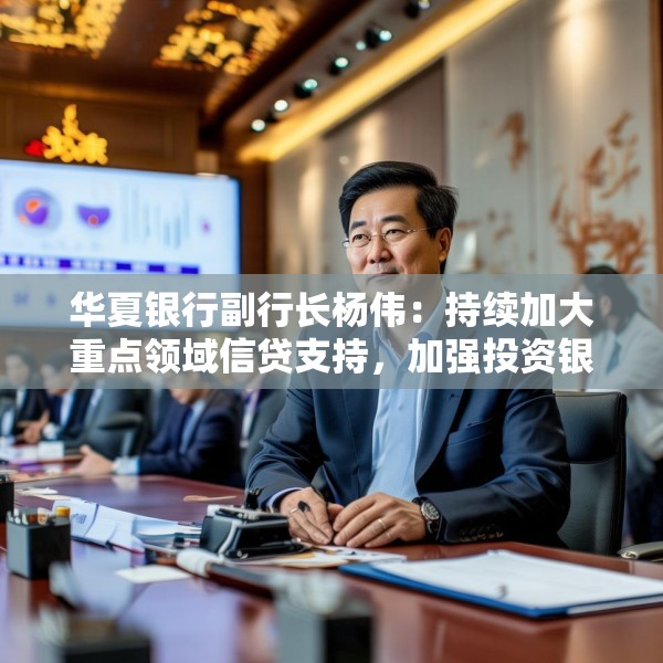 华夏银行副行长杨伟：持续加大重点领域信贷支持，加强投资银行体系化能力建设