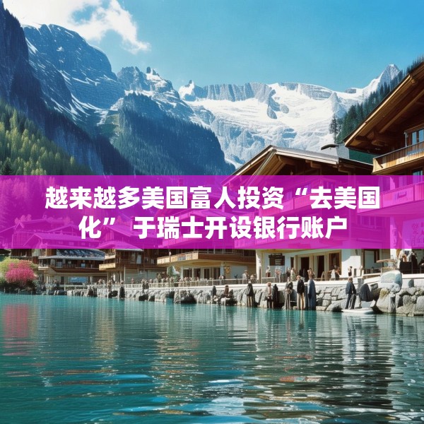 越来越多美国富人投资“去美国化” 于瑞士开设银行账户