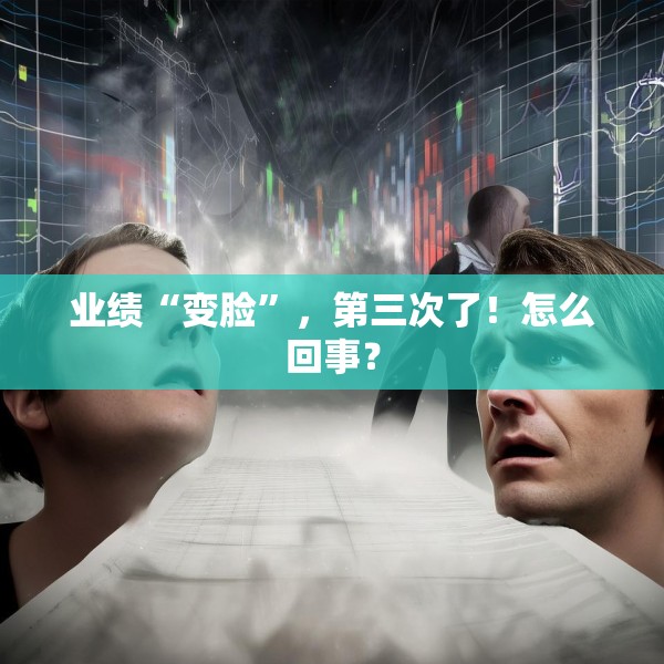 业绩“变脸”，第三次了！怎么回事？