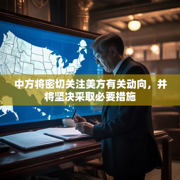 中方将密切关注美方有关动向，并将坚决采取必要措施