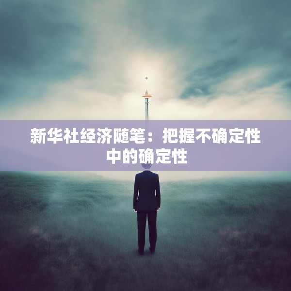 新华社经济随笔：把握不确定性中的确定性
