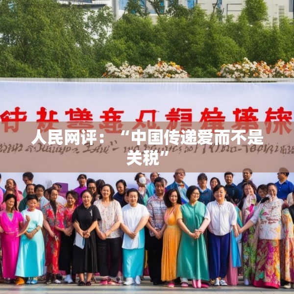 人民网评：“中国传递爱而不是关税”