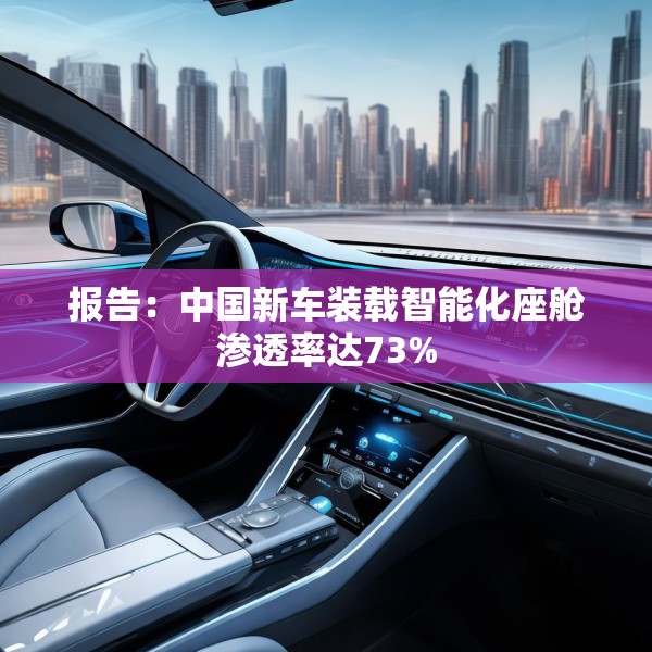报告：中国新车装载智能化座舱渗透率达73%
