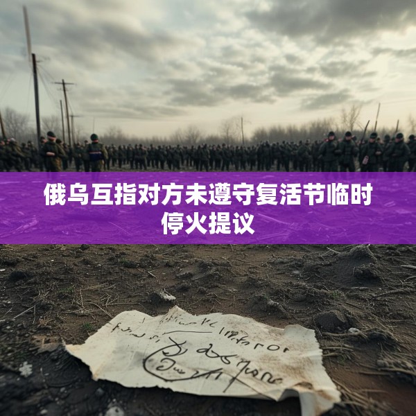 俄乌互指对方未遵守复活节临时停火提议