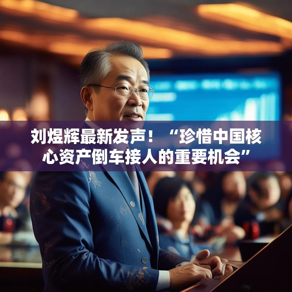 刘煜辉最新发声！“珍惜中国核心资产倒车接人的重要机会”