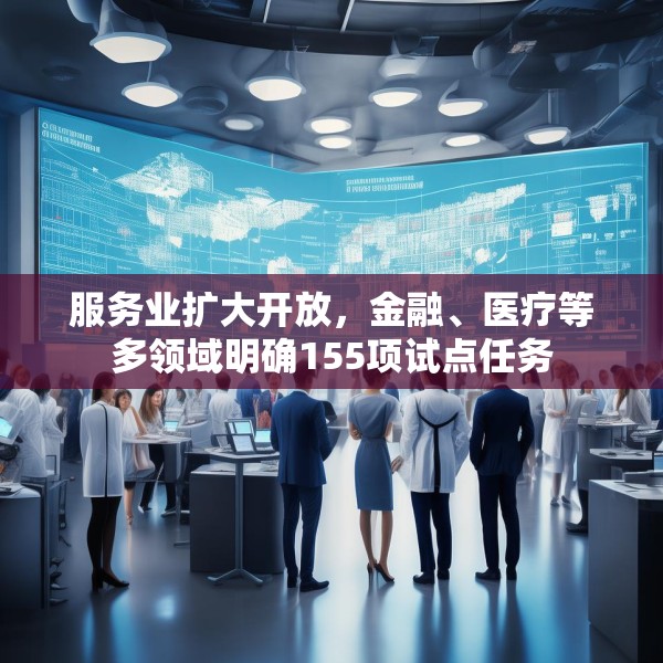 服务业扩大开放，金融、医疗等多领域明确155项试点任务