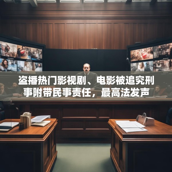 盗播热门影视剧、电影被追究刑事附带民事责任，最高法发声