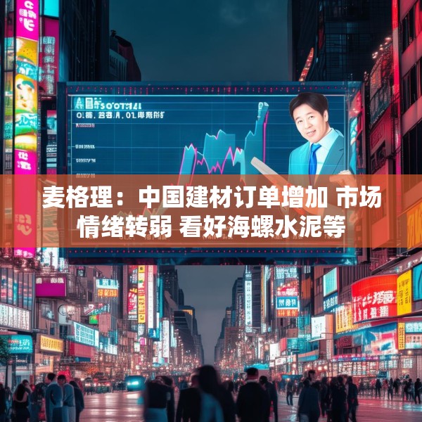 麦格理：中国建材订单增加 市场情绪转弱 看好海螺水泥等