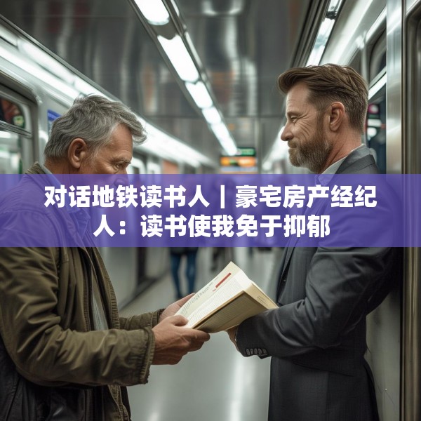 对话地铁读书人｜豪宅房产经纪人：读书使我免于抑郁