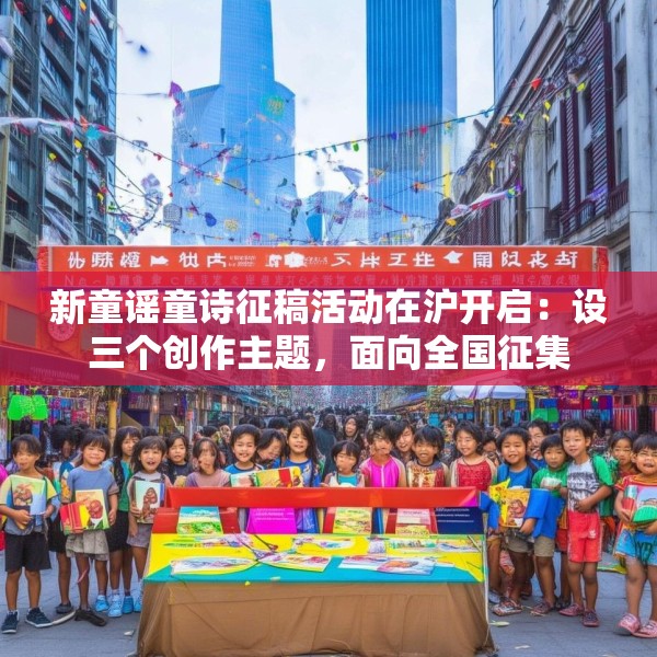 新童谣童诗征稿活动在沪开启：设三个创作主题，面向全国征集