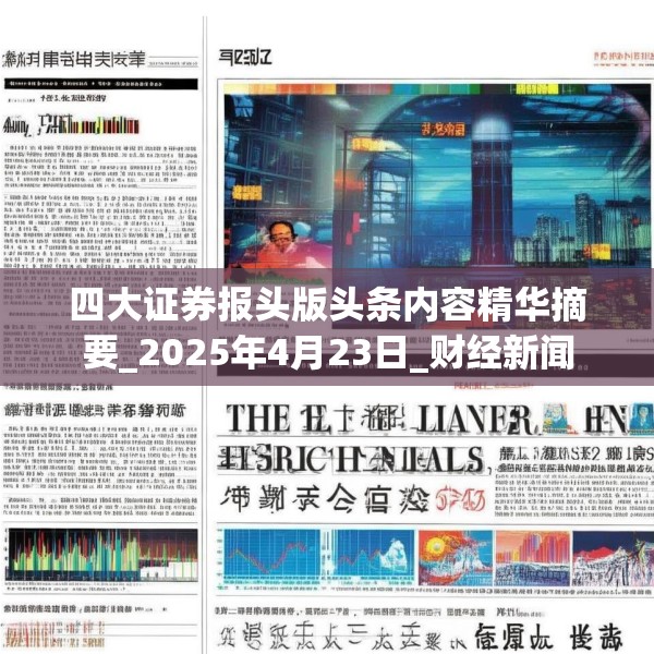 四大证券报头版头条内容精华摘要_2025年4月23日_财经新闻