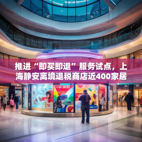 推进“即买即退”服务试点，上海静安离境退税商店近400家居全市首位
