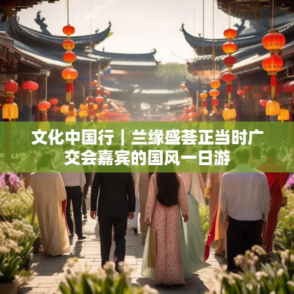文化中国行｜兰缘盛荟正当时广交会嘉宾的国风一日游