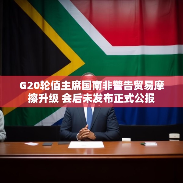 G20轮值主席国南非警告贸易摩擦升级 会后未发布正式公报