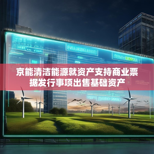 京能清洁能源就资产支持商业票据发行事项出售基础资产