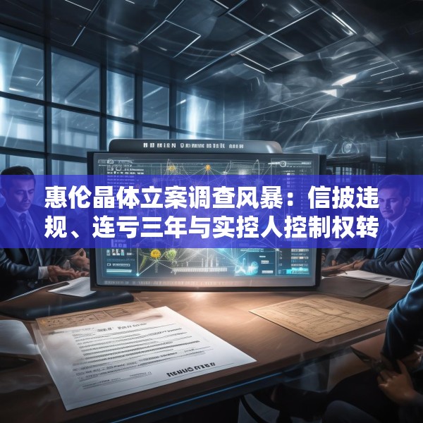 惠伦晶体立案调查风暴：信披违规、连亏三年与实控人控制权转让悬疑
