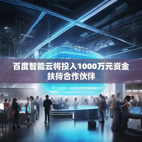 百度智能云将投入1000万元资金扶持合作伙伴