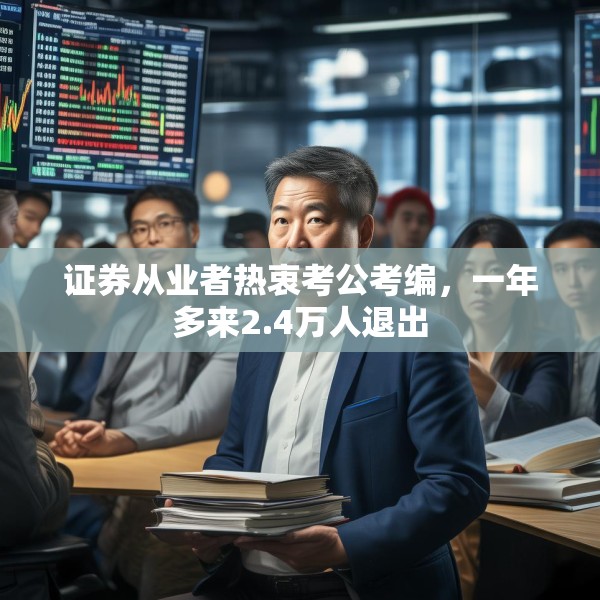 证券从业者热衷考公考编，一年多来2.4万人退出