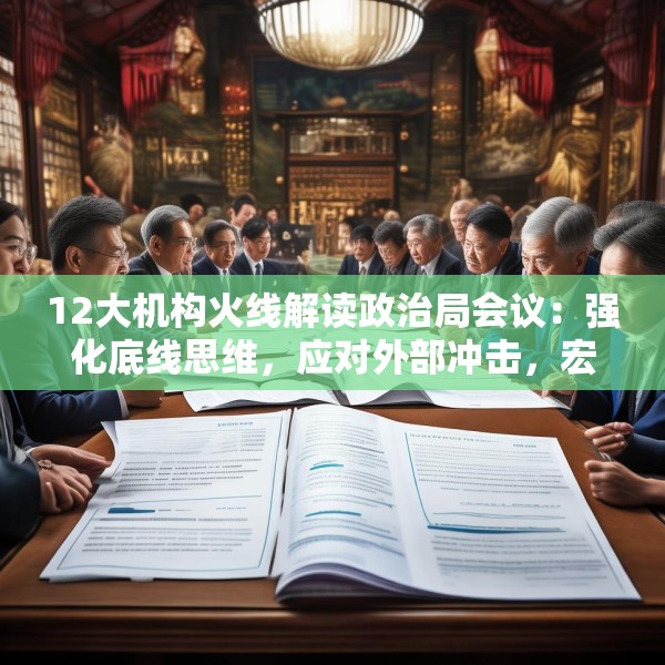 12大机构火线解读政治局会议：强化底线思维，应对外部冲击，宏观着力“四稳”，配置上沿三主线布局