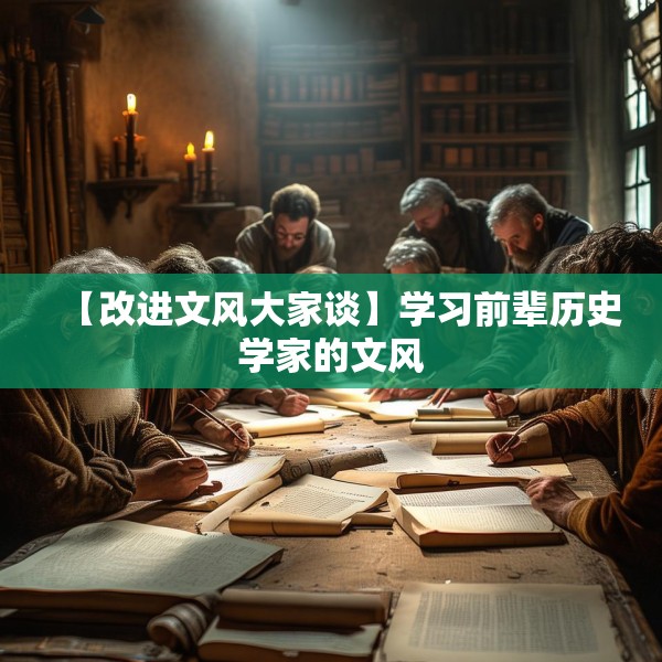 【改进文风大家谈】学习前辈历史学家的文风