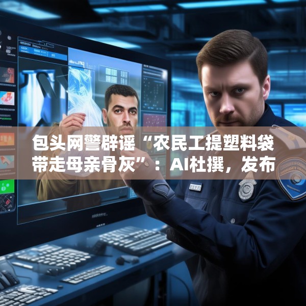 包头网警辟谣“农民工提塑料袋带走母亲骨灰”：AI杜撰，发布者被处罚