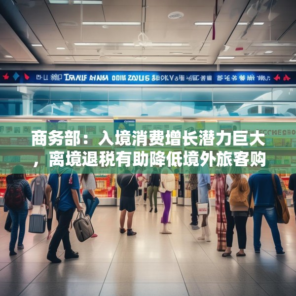 商务部：入境消费增长潜力巨大，离境退税有助降低境外旅客购物成本