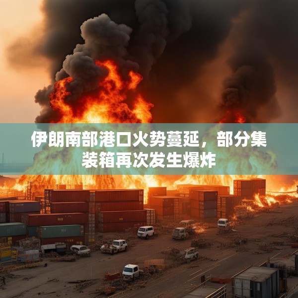 伊朗南部港口火势蔓延，部分集装箱再次发生爆炸