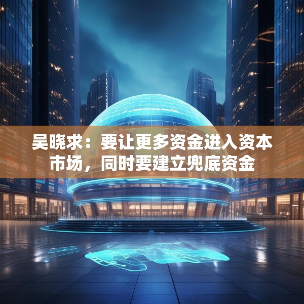 吴晓求：要让更多资金进入资本市场，同时要建立兜底资金