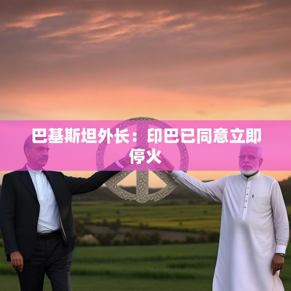 巴基斯坦外长：印巴已同意立即停火