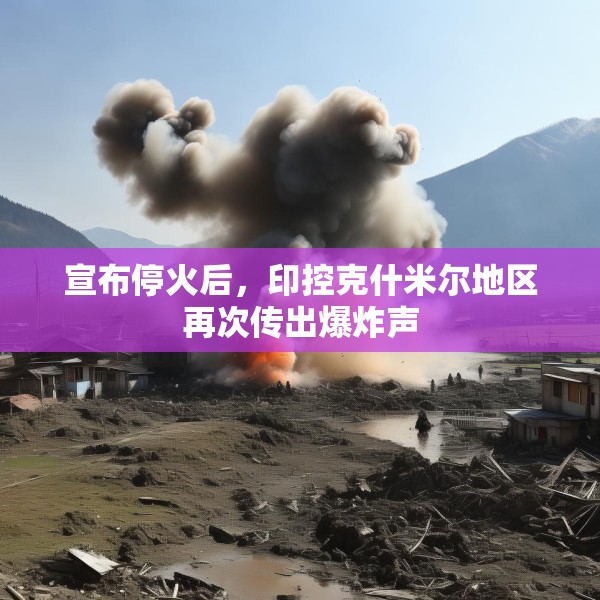 宣布停火后，印控克什米尔地区再次传出爆炸声