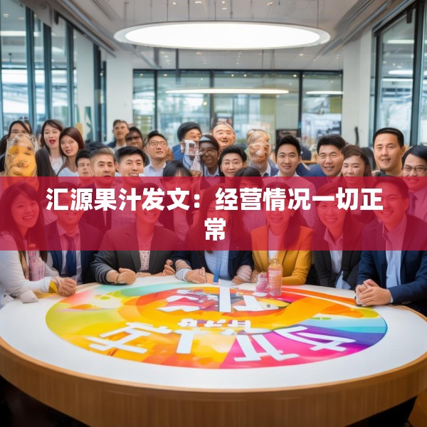 汇源果汁发文：经营情况一切正常