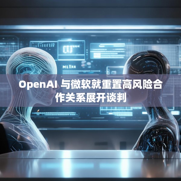 OpenAI 与微软就重置高风险合作关系展开谈判