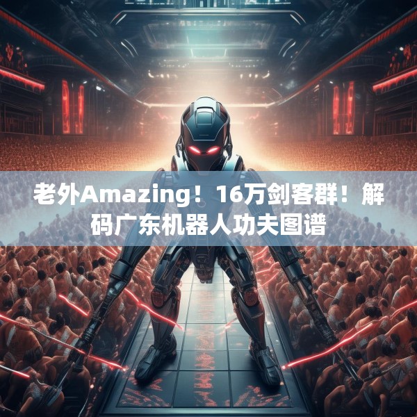 老外Amazing！16万剑客群！解码广东机器人功夫图谱