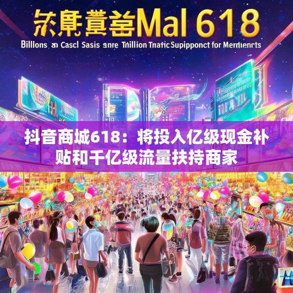 抖音商城618：将投入亿级现金补贴和千亿级流量扶持商家