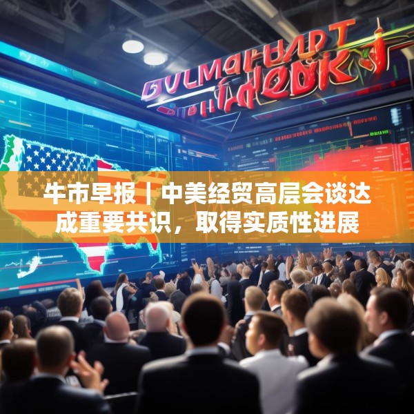 牛市早报｜中美经贸高层会谈达成重要共识，取得实质性进展