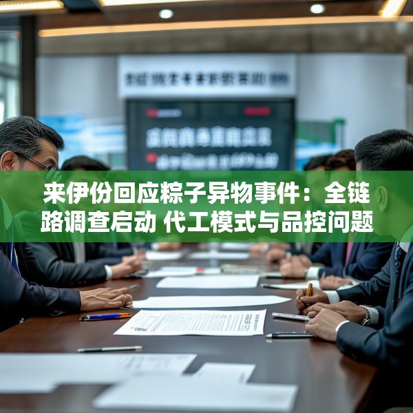 来伊份回应粽子异物事件：全链路调查启动 代工模式与品控问题再受关注
