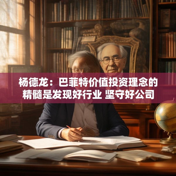 杨德龙：巴菲特价值投资理念的精髓是发现好行业 坚守好公司